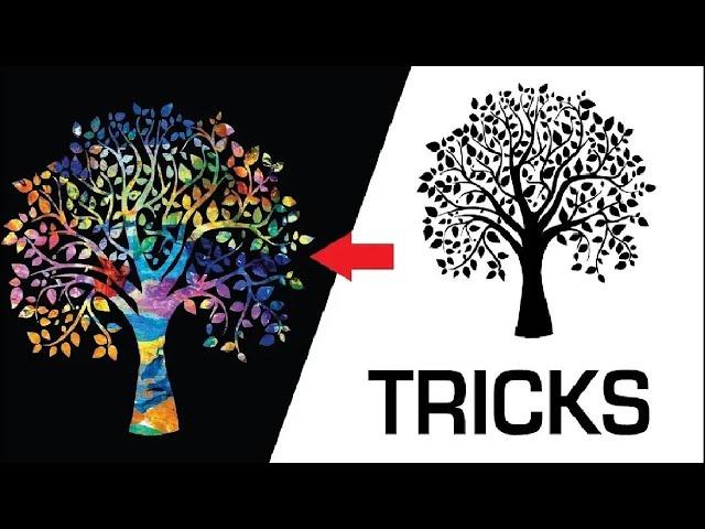 How to Create an Abstract Tree Using Coreldraw