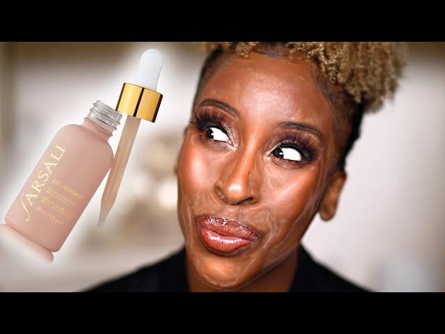 LIQUID POWDER, GIRL? HOW!?! Farsali Review + Demo!