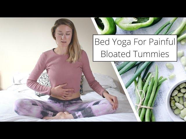 Bedtime Yoga For An Upset Tummy  IBS Painful, IBS, Bloating,