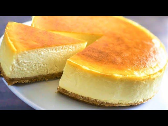 Simple New York Style Cheese Cake | Cheesecake Recipe Easy