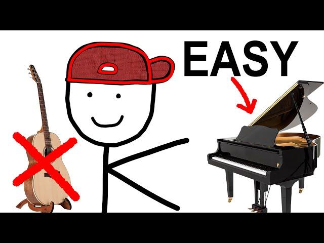 GUITAR IS HARDER (than piano)