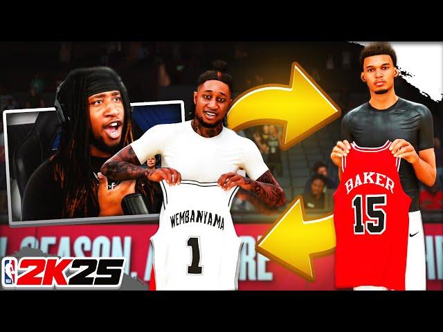 NBA 2K25 MyCAREER #23 - JERSEY SWAP WITH WEMBY!