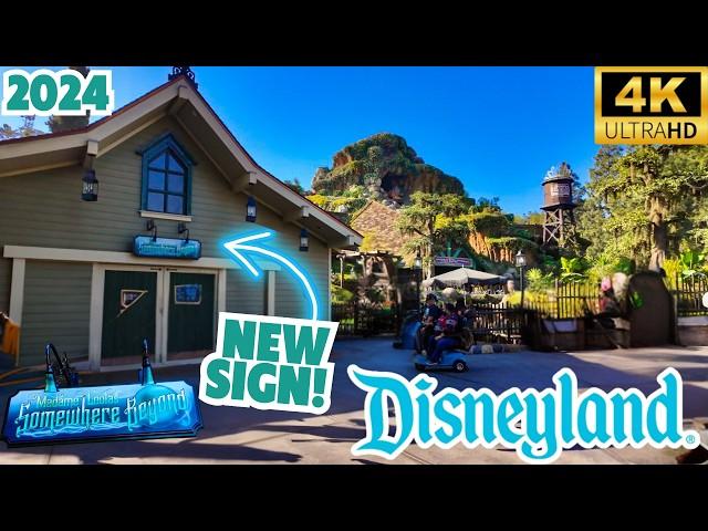 NEW Madame Leota Sign UP + Disneyland Christmas Decorations- Disneyland Christmas 2024 Walkthrough