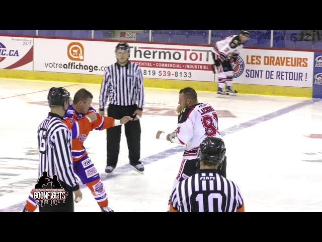 Greatest hockey fight ever David Lacroix Vs Jon Mirasty Oct 6 2017