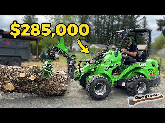 Using $285,000 Of Machines On A $2,500 Tree Job