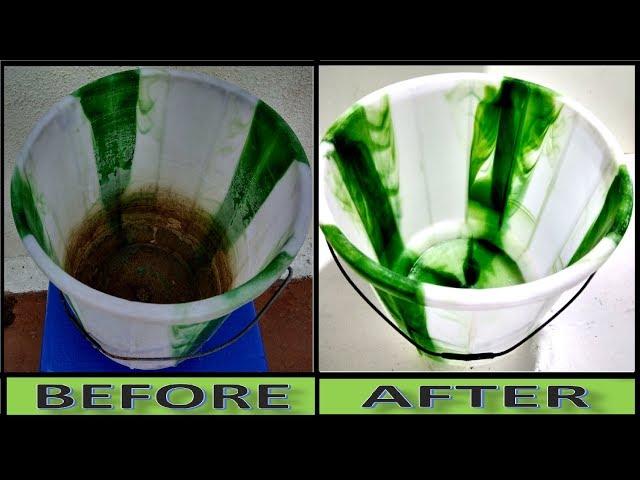 Without Scrub, Soap -Without Hand Cleaning How To Clean Dirty Bucket In 1-Minute At Home