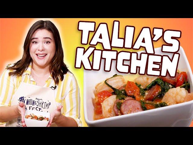 Shrimp & Grits the lazy way│Talia's Kitchen