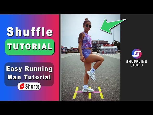 Easy Running Man Shuffle Dance Tutorial  for beginners on Friendships Song (2023 TikTok Music)