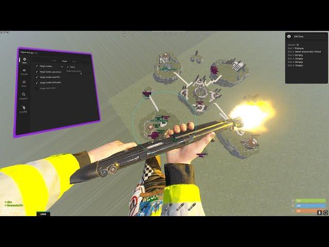 RAGE CHEATING ON RUST WITH HYPERAIM.GG