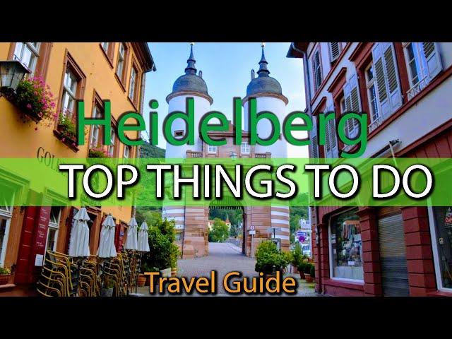 TOP THINGS to do in Heidelberg, Germany | Travel Guide | Weekend Guide