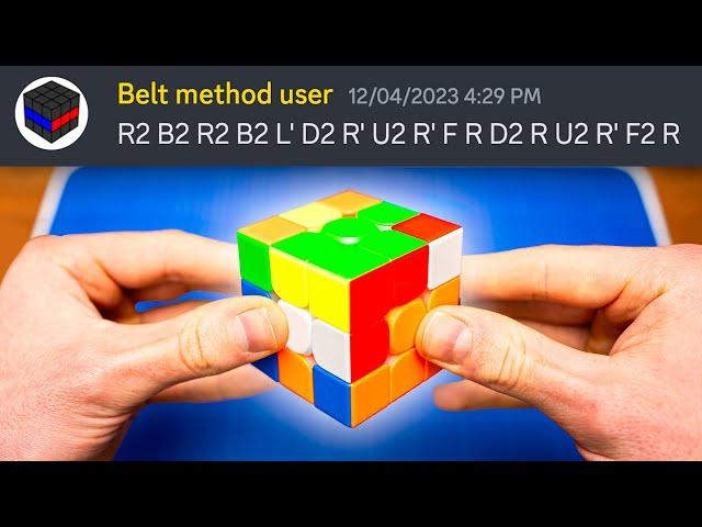 I found the best Rubik’s cube scramble!