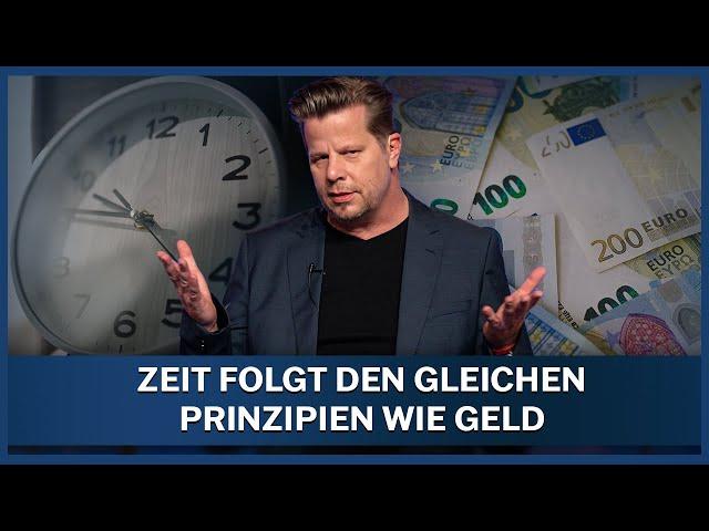 Zeit folgt den gleichen Prinzipien wie Geld