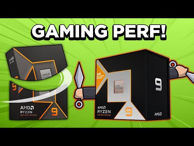 FIRST Gaming Benchmarks For Ryzen 9950X3D And 9800X3D!