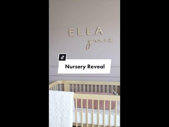 Baby Girl Nursery Reveal