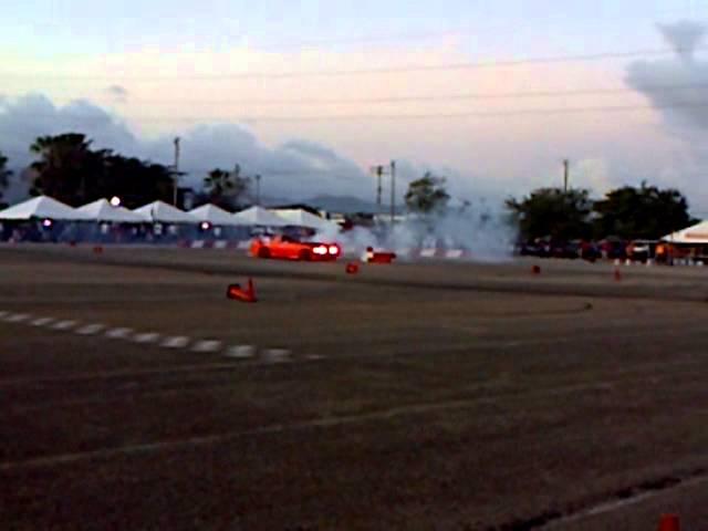 drifting nissan laurel at drag & wine Trinidad