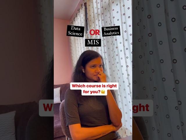 MS Data Science or MIS or MS AI or MS Business Analytics?