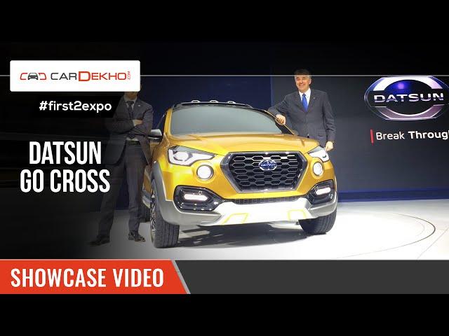 #first2expo : Datsun Go Cross Concept | Showcase Video | CarDekho@AutoExpo2016