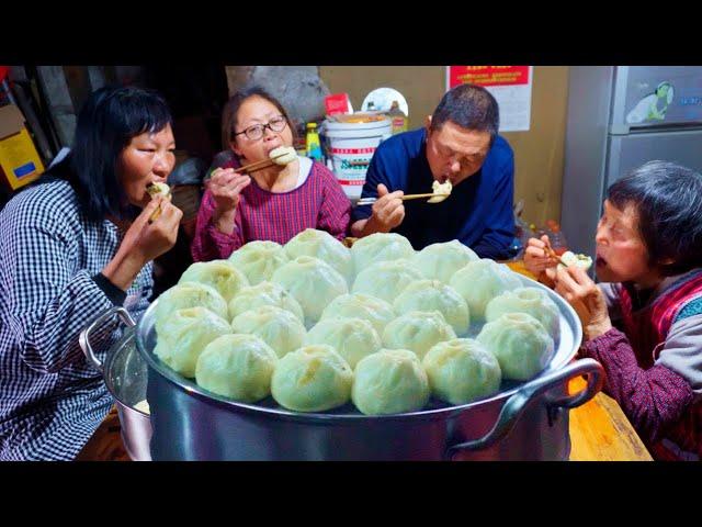 Ancestors' Recipe of Chinese Bao | Village Market | Traditional Rural Life