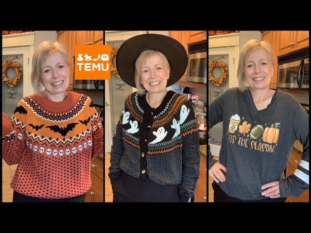 Huge Temu Halloween Haul! ‍️ Sweaters & Decor Plus So Much More! Amazing Quality & Prices!