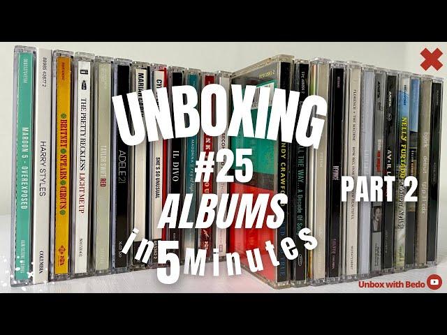 UNBOXING 25 Albums in 5 Minutes | Part 2