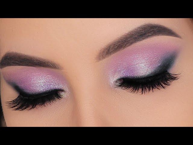 Soft Purple Smokey Eye Look Tutorial Hooded Eyes