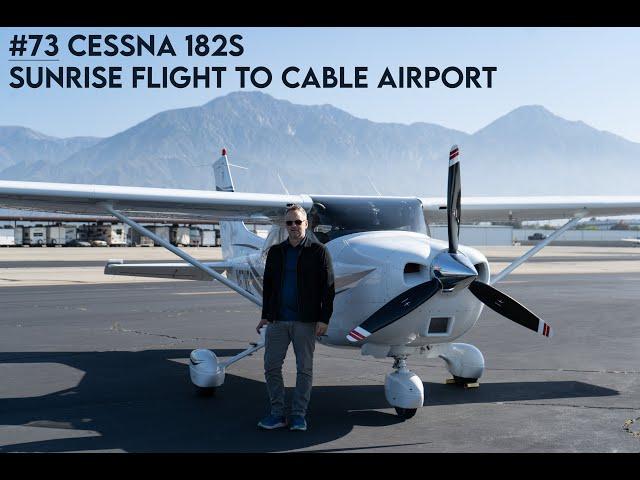 #73 2000 Cessna 182S Morning Flight to the Largest Private Airport in the World