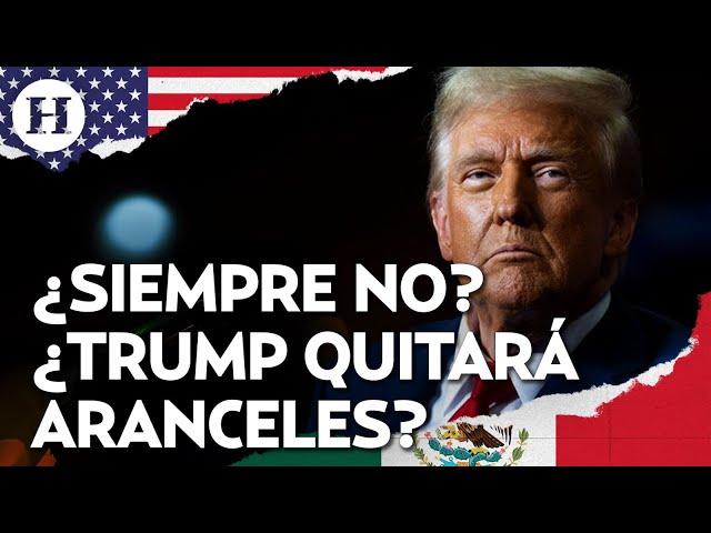 ¿Se arrepintió? Donald Trump podría revertir aranceles a México y Canadá: esto es lo que dijo