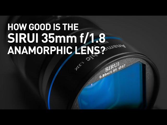 Sirui 35mm f/1.8 1.33x Anamorphic Lens - Widen your field of view!