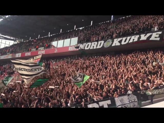 Köln - Gladbach 2-3 Gästefans Pyro, Stimmung, Jubel & Feier 08.04.2017