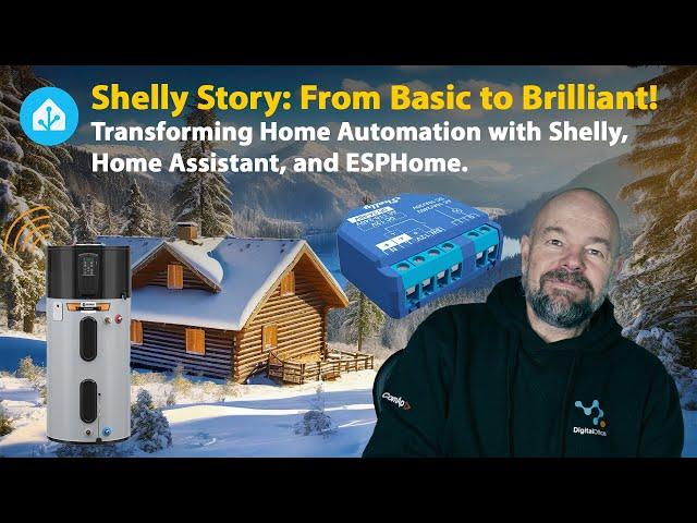 Shelly Story: From Stock Switch to Custom Smart Water heater Bluetooth control using ESPHome