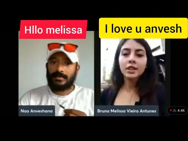 Naa anveshana Talking with Melissa In live ...️️️