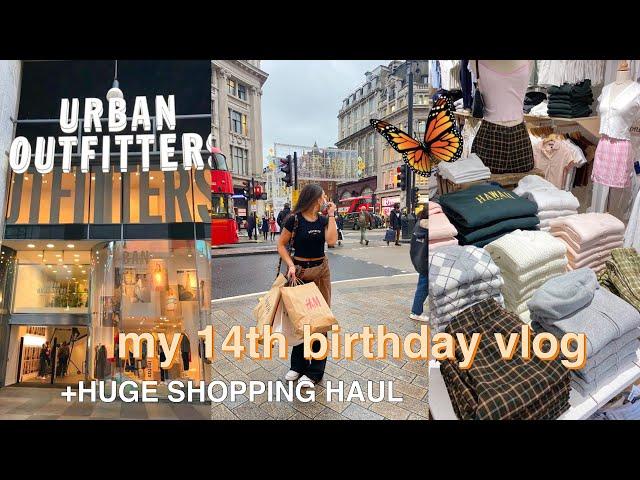 HUGE LONDON SHOPPING VLOG+HAUL (also my birthday vlog!)