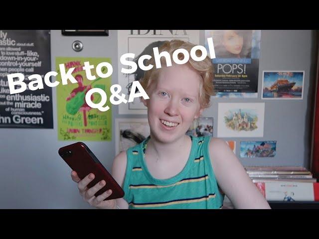 Back to school Q&A // guide dog + disability