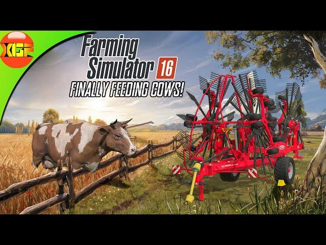 Finally Feeding My Cows And Sheep in Farming Simulator 16 | Fs 16 timelapse gameplay