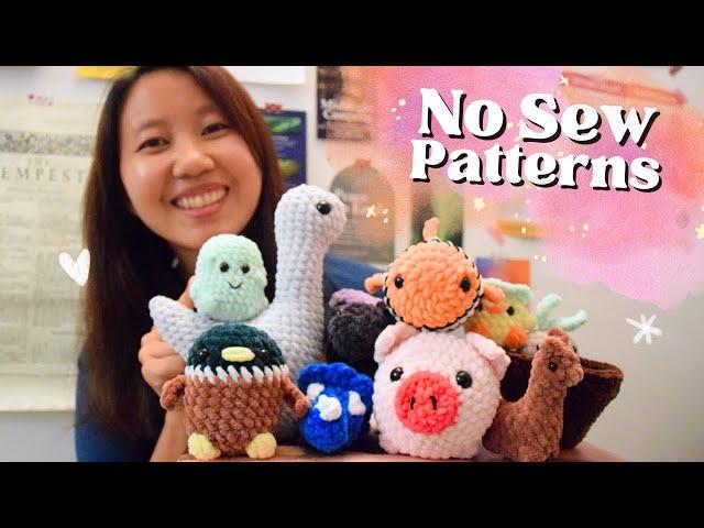 TEN (more) free no sew amigurumi patterns