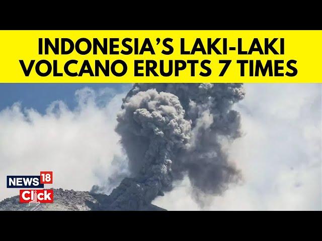 Indonesia's Mount Lewotobi Laki-Laki Volcano Erupts Eight Times, Triggers Evacuation | N18G