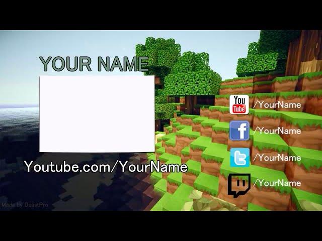 FREE Epic Minecraft Outro Template!