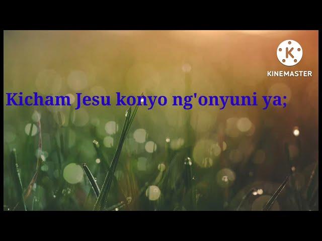 Kalenjin hymn no.51 lyrics.Akwonge amun chamnyetab Jesu by Blessed Bee-Subcribe