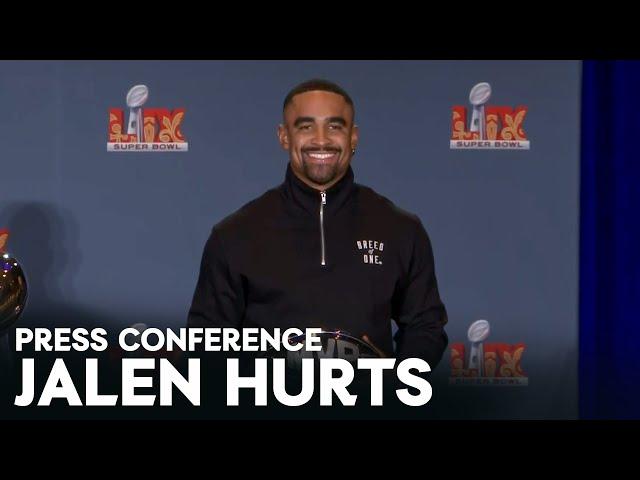 Eagles Press Conference: Jalen Hurts | February 10, 2025