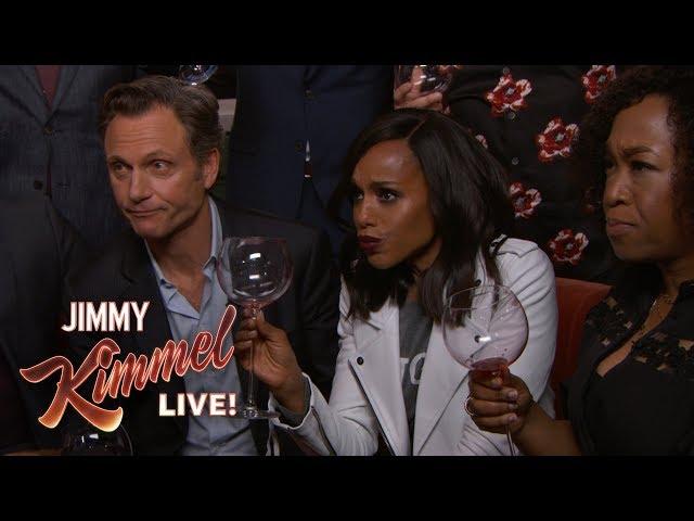 Jimmy Kimmel Toasts the Cast of Scandal After Series Finale