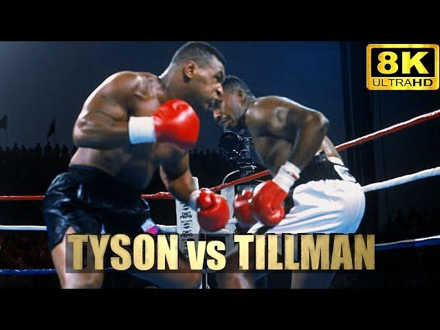 Mike Tyson vs Henry Tillman | KNOCKOUT Highlights Boxing Fight | 8K Ultra HD