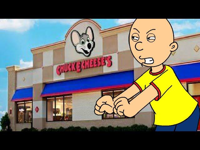 Caillou Destroys Chuck e Cheese's/Arrested