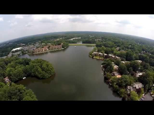 Lake Thoreau in Reston, VA from DJI Phantom 2