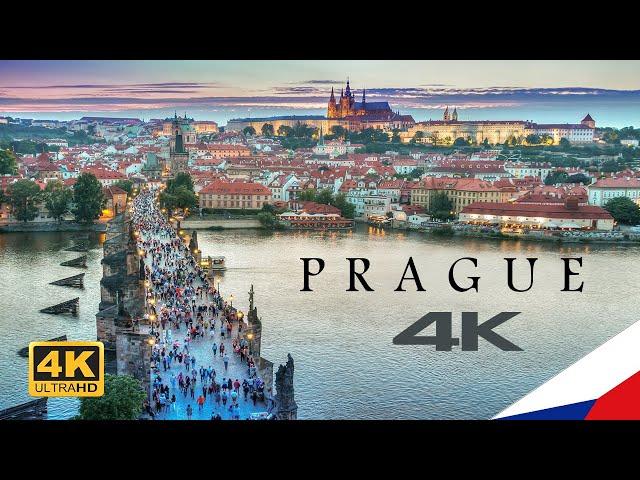 Prague, Czech Republic In 4K   (With Subtitles)