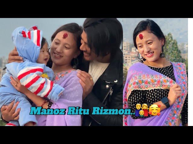 Tiktok shoot  Ritu Thapa Magar Family 2080
