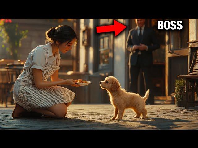 Waitress Fed a Stray Dog—Her Boss Fired Her, but Minutes Later, Something Unbelievable Happened!