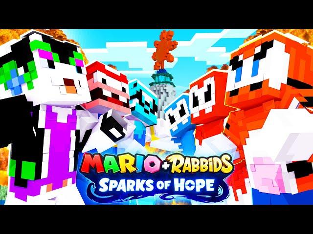 Battle Of BEACON BEACH! | Minecraft Mario + Rabbids Sparks Of Hope  | [2]