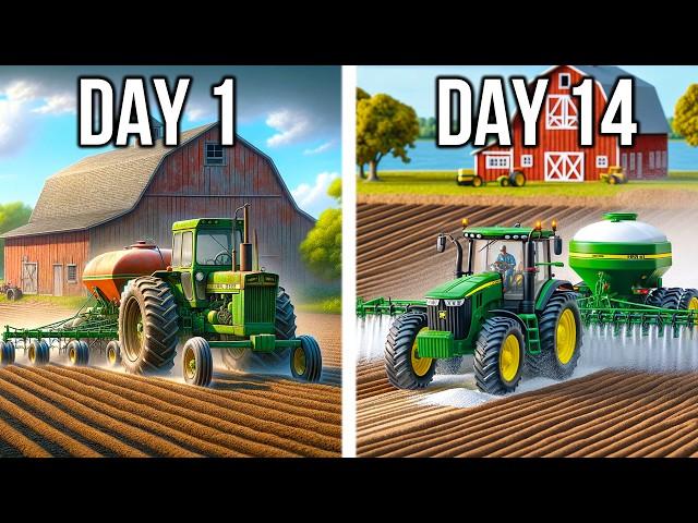 Day 14 BROKE to BILLIONAIRE in Farming Simulator