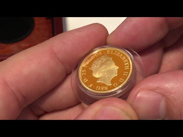 1/4oz Proof Gold Queens beasts