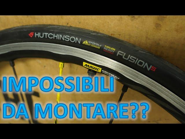 Montaggio tubeless Hutchinson su Mavic vecchio tipo (17C)